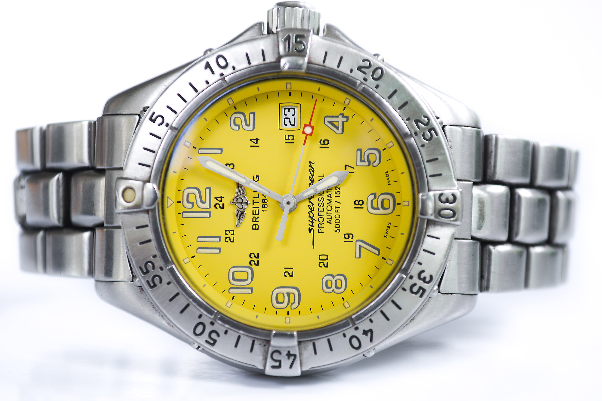Breitling 1884 SuperOcean Auto หน้าเหลือง(Sold)
