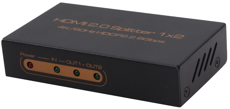 HDMI Splitter 1x2 / Support HDCP 1.4 to HDCP 2.2 conversion (ปลดล็อคสัญญาณ HDCP)