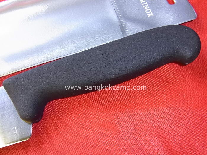 มีด Victorinox ใบมีด 8.5 นิ้ว ,ด้ามดำ, Made in Switzerland ใหม่ แท้ (5.2003.22)