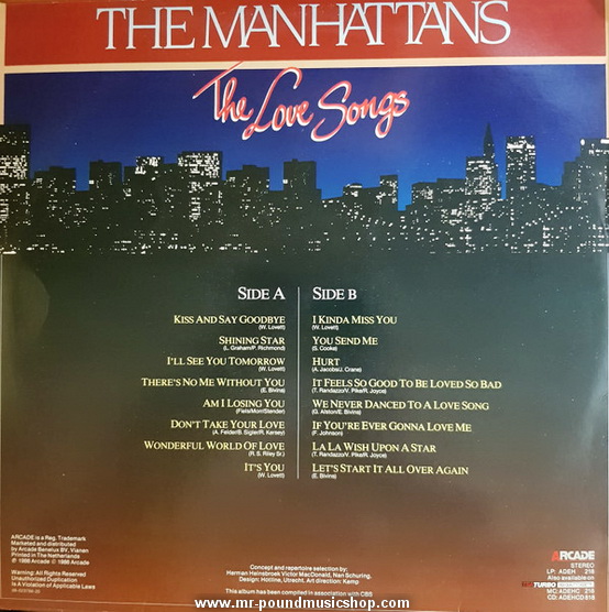 The Manhattans - The Love Songs