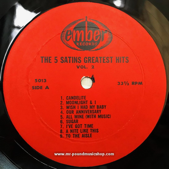 The Five Satins - Greatest Hits Volume 2