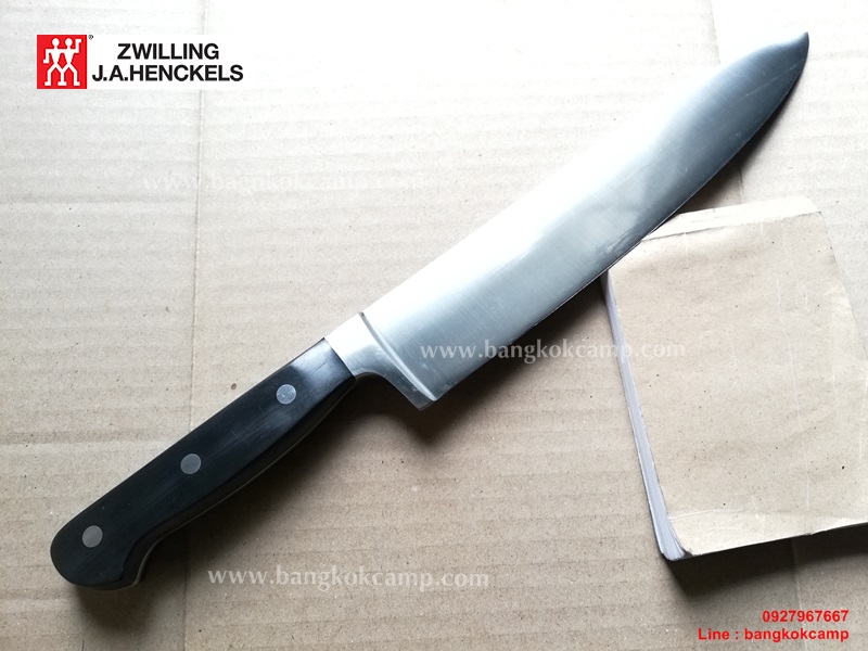 มีดตุ๊กตาคู่ ใบมีด9นิ้ว Zwilling J.A. Henckels Made in Germany (มีดมีตำหนิ ขายถูก) ของใหม่ ของแท้ (2)