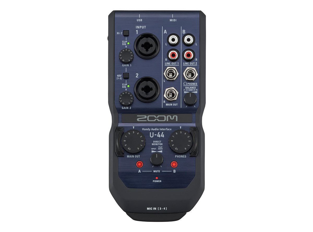 ZOOM U-44 Handy 4-In/4-Out Audio Interface