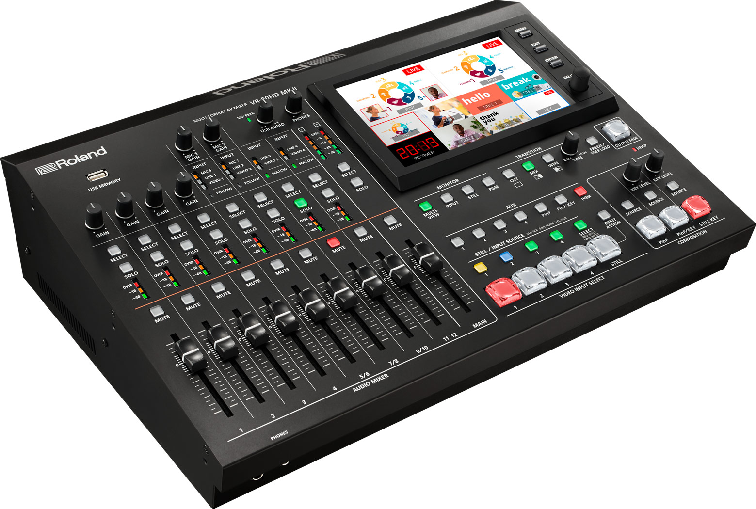 Roland VR-50HD MK II Multi-Format AV Mixer