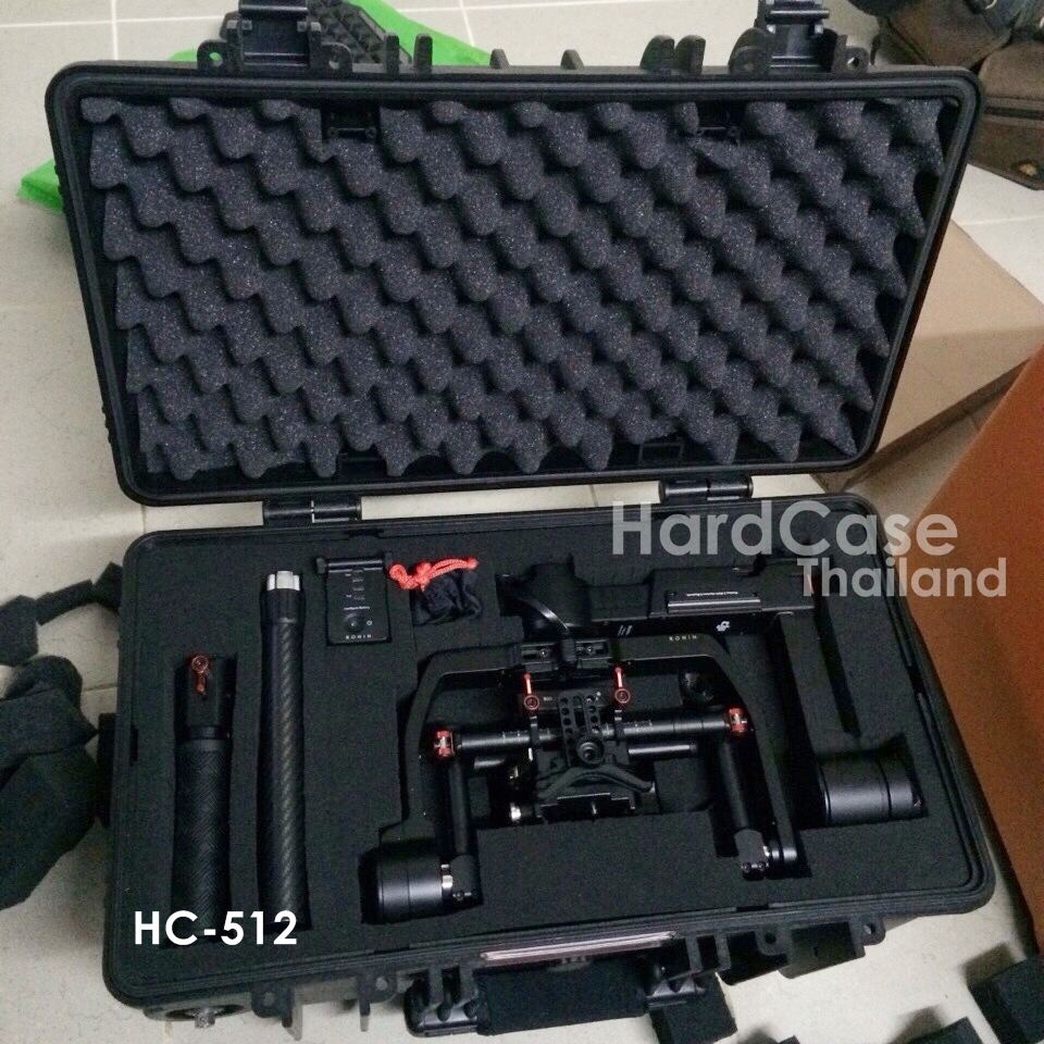 กระเป๋ากล้อง Hardcase ล้อลาก HARZ รุ่น HC-512 สีดำ ไส้โฟมลูกเต๋า
