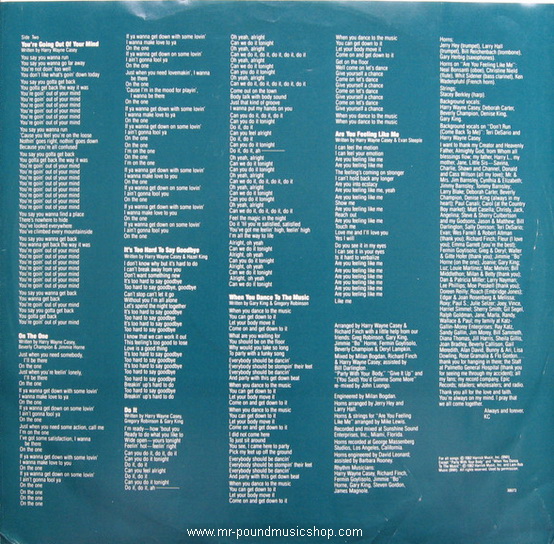 KC and The Sunshine Band - All In A Night's Work