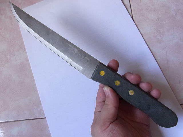 มีดญี่ปุ่น SEKIZO ตรานกอินทรีย์.ใบมีด 7.5นิ้ว...MOLYBDENUM VANADIUM STAINLESS STEEL... Made in Japan แท้ ของใหม่เก่าเก็บ