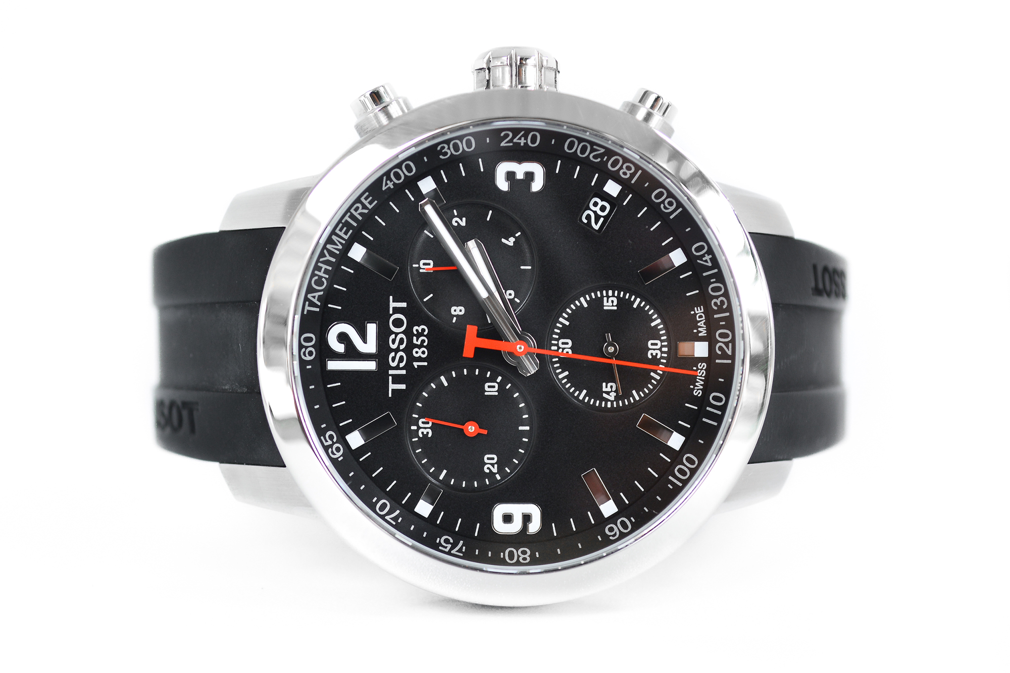 Tissot T-Sport PRC 200 Chronograph หน้าดำ สายยาง (Sold)