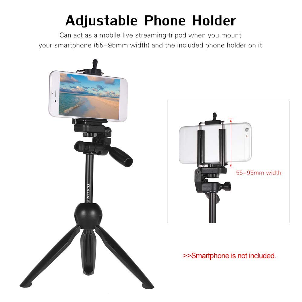Yunteng VCT2280 Mini Tripod - ขาตั้งมือถือ อเนกประสงค์