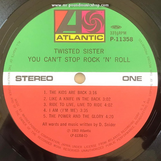 Twisted Sister - You Can't Stop Rock 'N' Roll