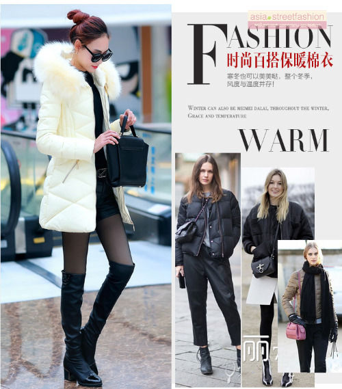 เสื้อกันหนาวฮู้ดดี้ ทรงสวย แต่งเฟอร์หนาฟู สีขาวครีม งานเกรดดีเหมือนแบบ อุ่นมาก หิมะก็เอาอยู่ (ถอดขนถอดฮู้ดได้)