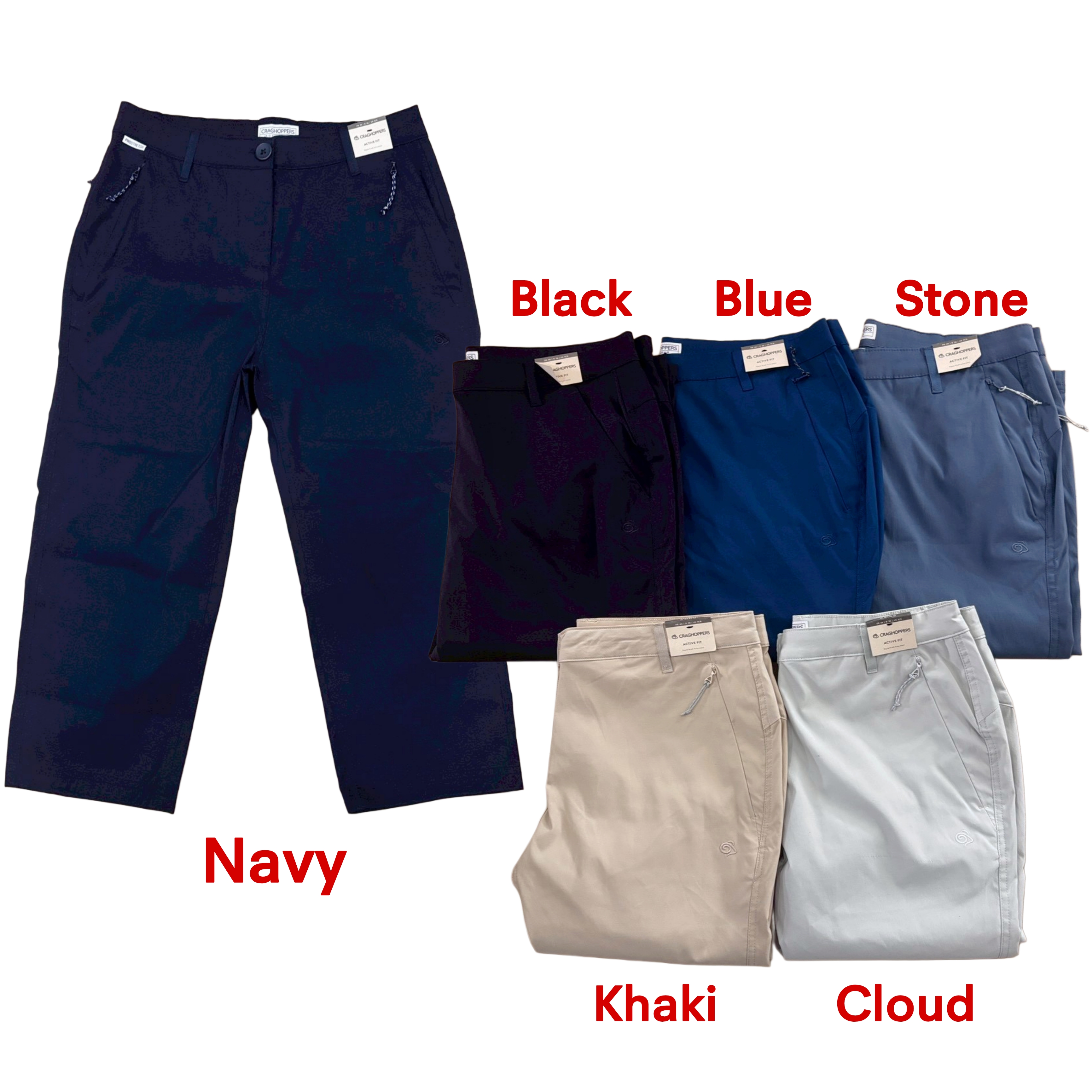 Craghoppers Women's Kiwi Pro II & III Crop Trousers