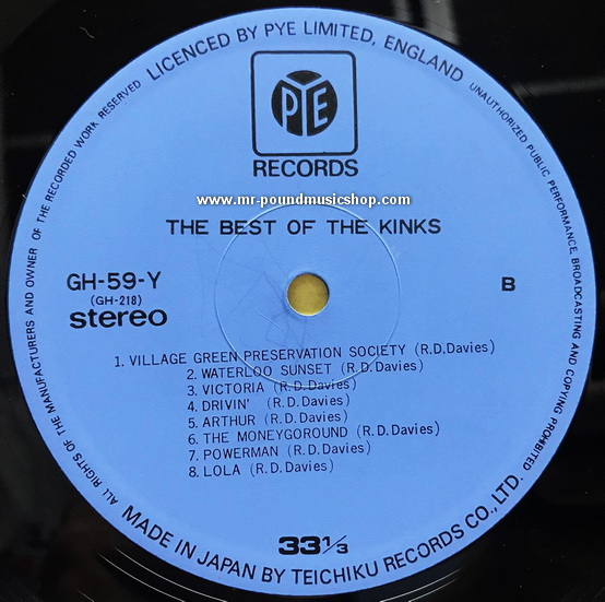 The Kinks - The Best Of The Kinks