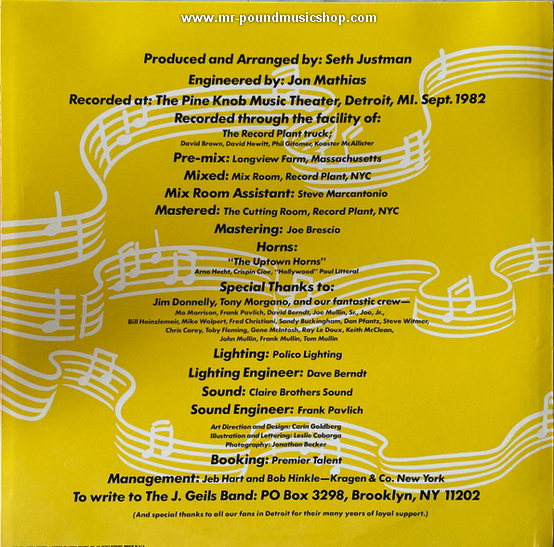 The J. Geils Band - Showtime!