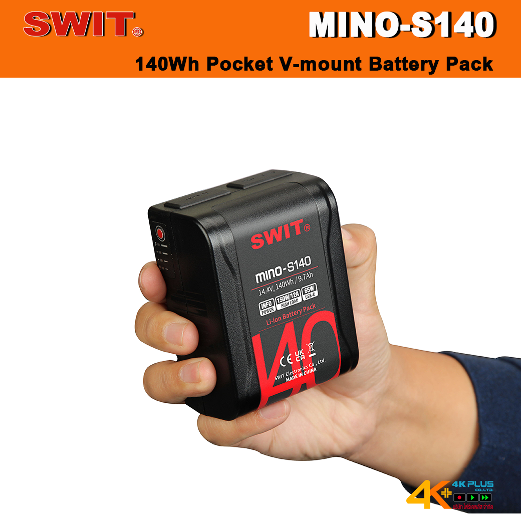 SWIT MINO-S140 140Wh Pocket V-mount Battery Pack