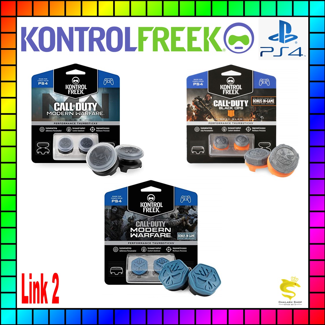 (ลิ้ง2) KontrolFreek สำหรับจอย PS4 PS5 JoyPro มีหลายรุ่น