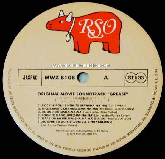 Various Artists - Grease (The Original Soundtrack From The Motion Picture)