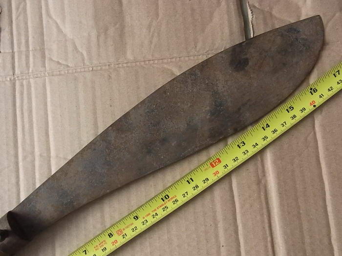 มีดเหน็บ เก่า สภาพสมบูรณ์ ยุคสงครามโลก... ใบยาว12นิ้ว หนา7.5มม.