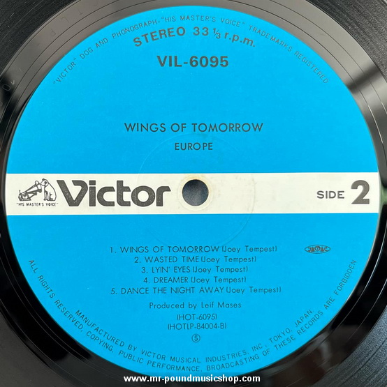 Europe - Wings Of Tomorrow