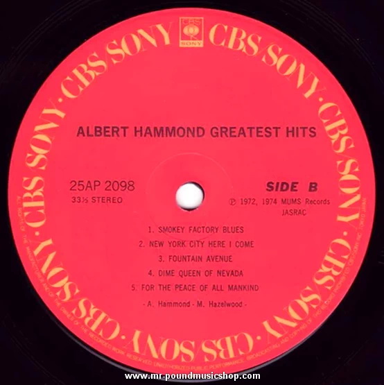 Albert Hammond - Greatest Hits