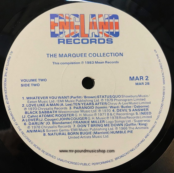 Various Artists - Marquee The Collection 1958-1983 Volume 2