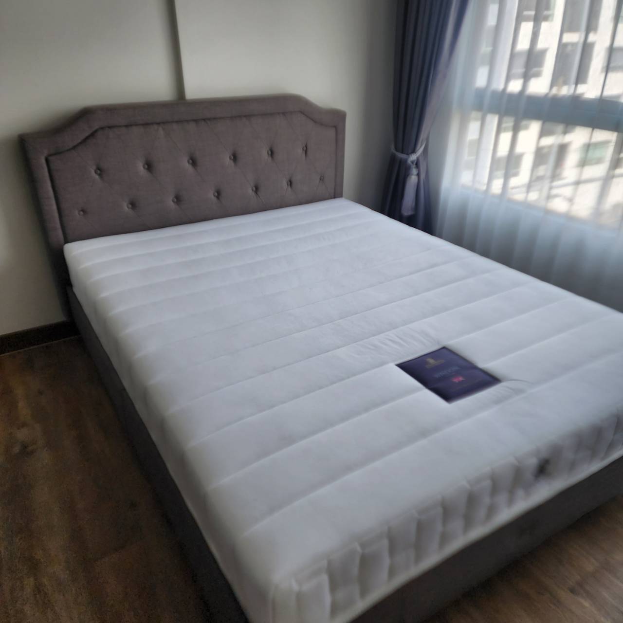 ให้เช่า dcondo Rattanathibet (ดีคอนโด รัตนาธิเบศร์) ก่อนถึงรถไฟฟ้าสถานีไทรม้า สตูดิโอ ขนาด 28.84 ตร.ม. ชั้น 6 ตึกB ทิศเหนือ