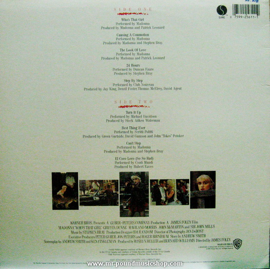 Madonna - Who's That Girl (Original Motion Picture Soundtrack)