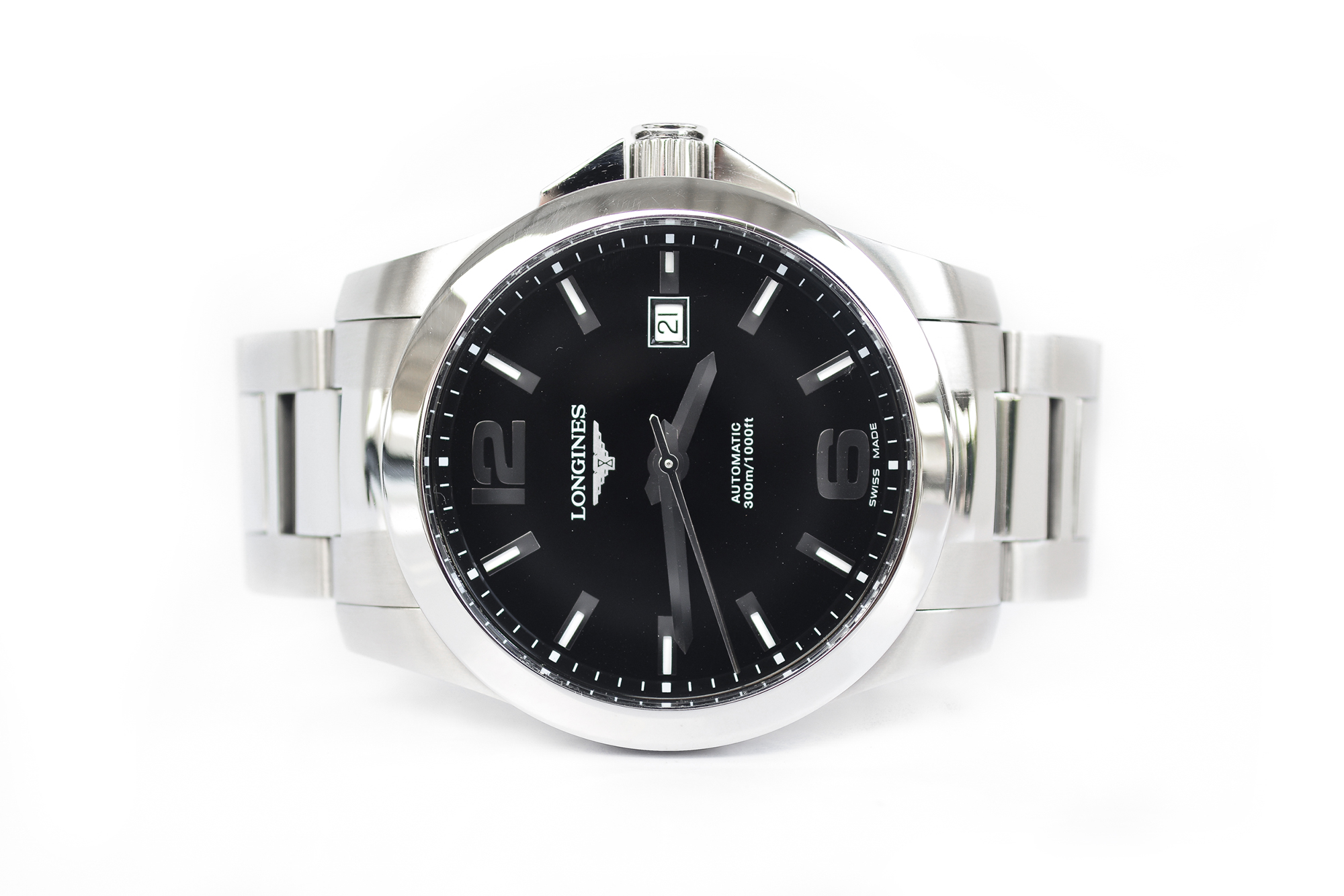 Longines Conquest Automatic King Size หน้าดำ