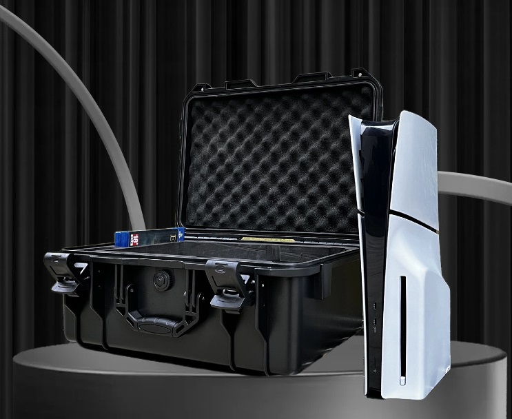 HARD CASE เก็บเครื่อง PS5 Slim (2023) กันน้ำกันฝุ่น IP67 สายลุยห้ามพลาด