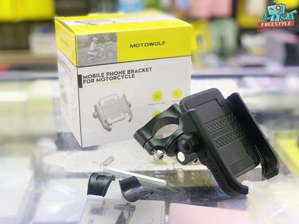 MOTOWOLF MDL 2805B - ที่จับมือถือ ที่จับโทรศัพท์สำหรับมอเตอร์ไซค์ทุกรุ่น และ ชุดเสริม Forza 350