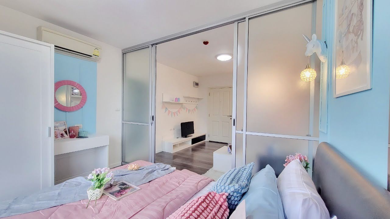 ให้เช่าคอนโด ดีคอนโด แคมปัส รีสอร์ท บางนา (dCondo Campus Resort Bangna 1 ห้องนอน