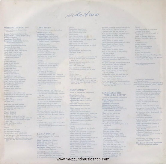 Madonna - True Blue