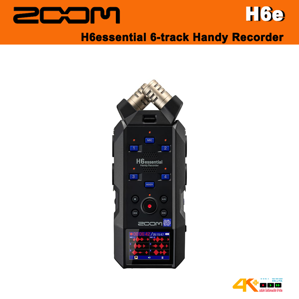 ZOOM H6e H6essential 6-track Handy Recorder