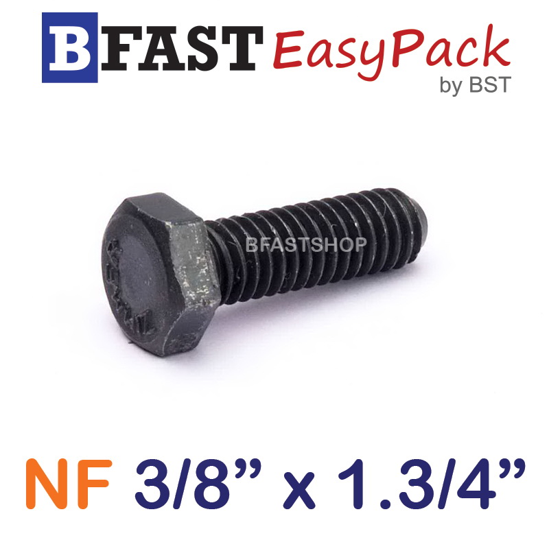 สกรู NF 3/8" x 1.3/4" (5 ตัว/ถุง) *เกลียวครึ่ง*