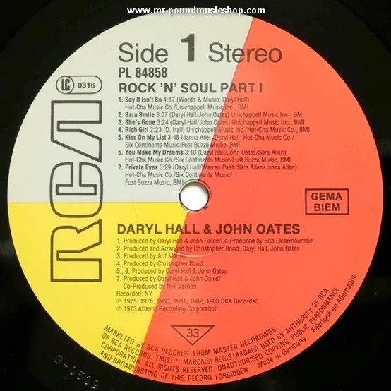 Daryl Hall & John Oates - Rock 'N Soul Part 1