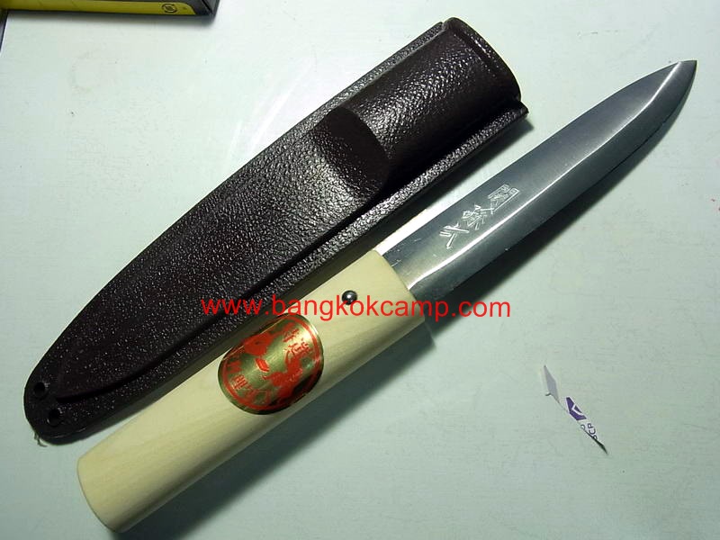 มีดญี่ปุ่น, มีดพกญี่ปุ่น เหล็กคมมากๆ ด้ามไม้ญี่ปุ่น Made in Japan ใหม่ แท้ (KAI AG-0512)