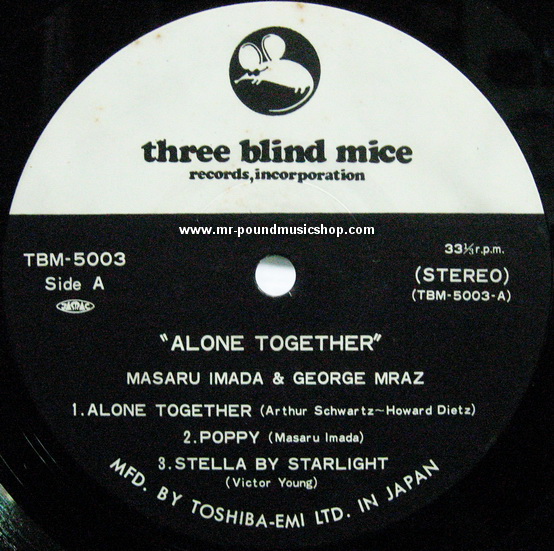 Masaru Imada And George Mraz - Along Togrther