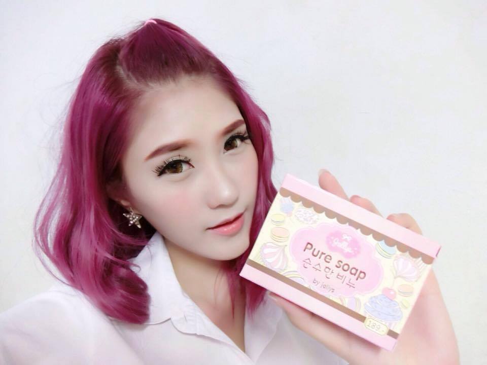 Pure Soap by jellys สบู่เจลลี่ หัวเชื้อผิวขาว100%