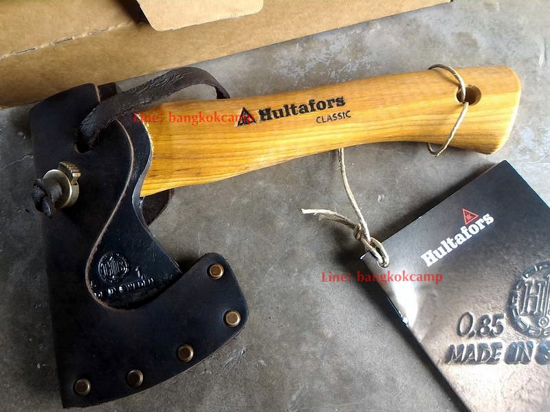 ขวานสวีเดน Hultafor Classic 0.5กก. (1ปอนด์) Made in Sweden (Handmade) พร้อมกล่อง+ซองหน้ง