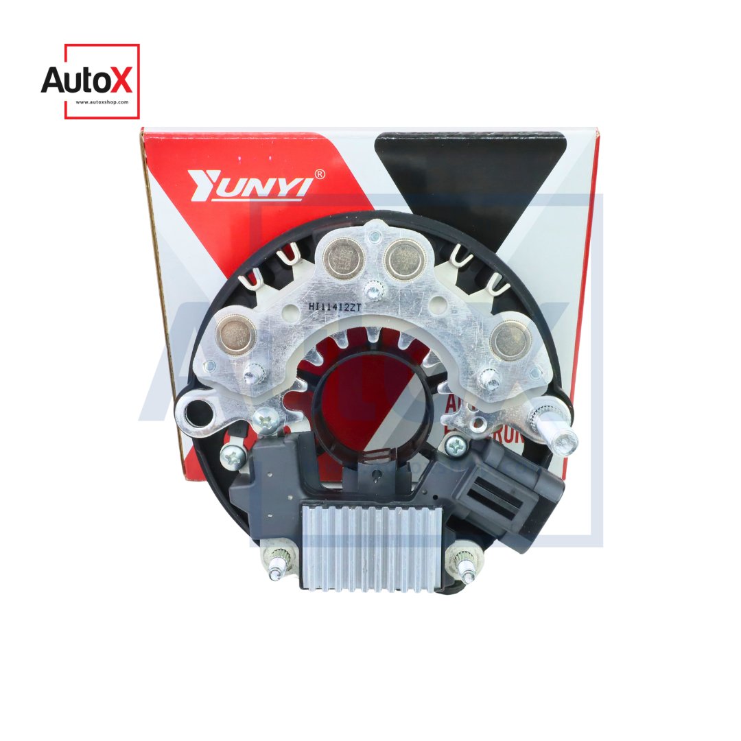 แผงไดโอด NISSAN FRONTIER TD27 รูกลางเล็ก31mm OD114mm ปลั๊ก2ขา 12V ยี่ห้อYUNYI