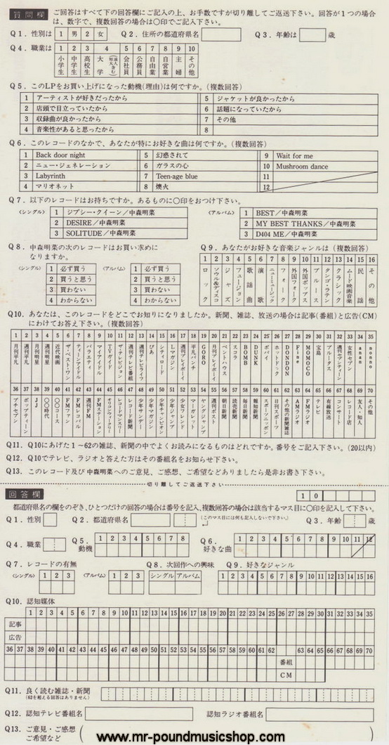 Akina Nakamori - Fushigi