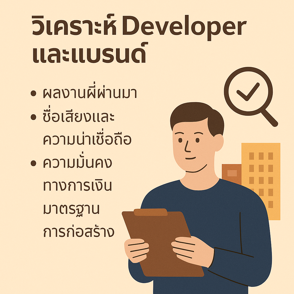 ซื้อจาก Developer ไหนไว้ใจได้? เจาะลึกประวัติและผลงาน
