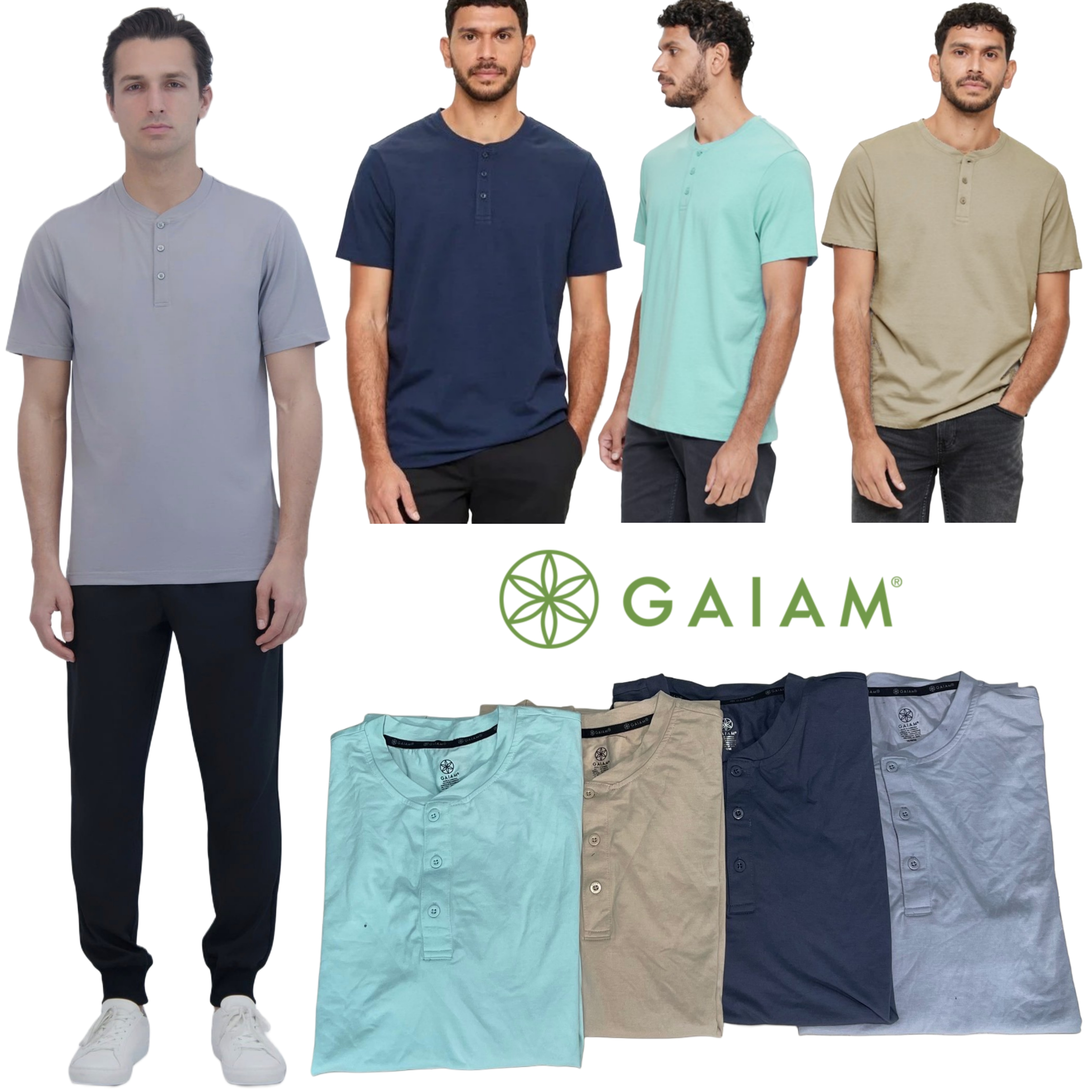 GAIAM BLISS BALANCE SS HENLEY
