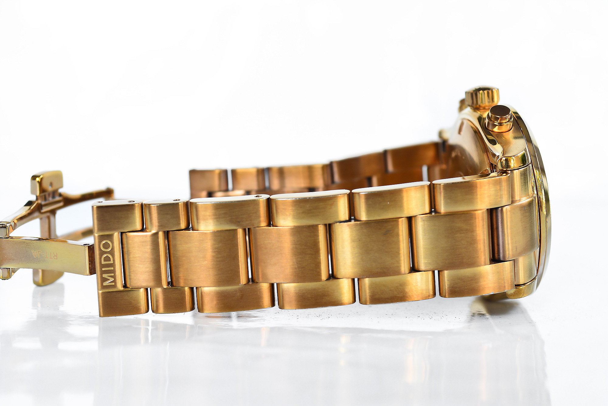 Mido Multifort เรือนทอง ฝังเพชร ปัดมุก