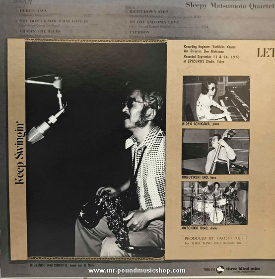 Hidehiko Matsumoto Quartet - Sleepy