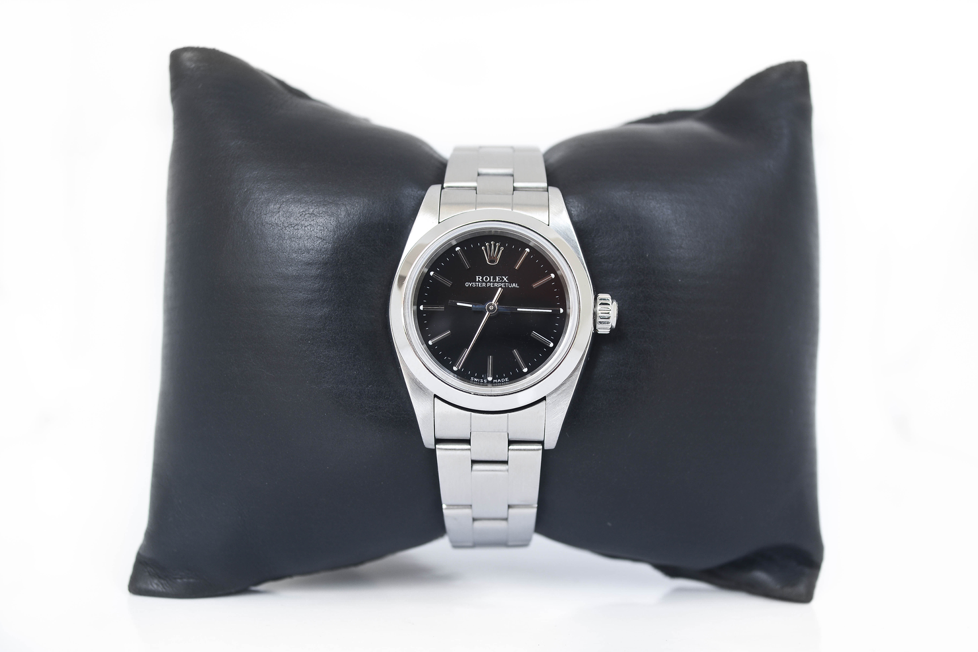 Rolex Oyster Perpetual Automatic Lady Size Black Dial