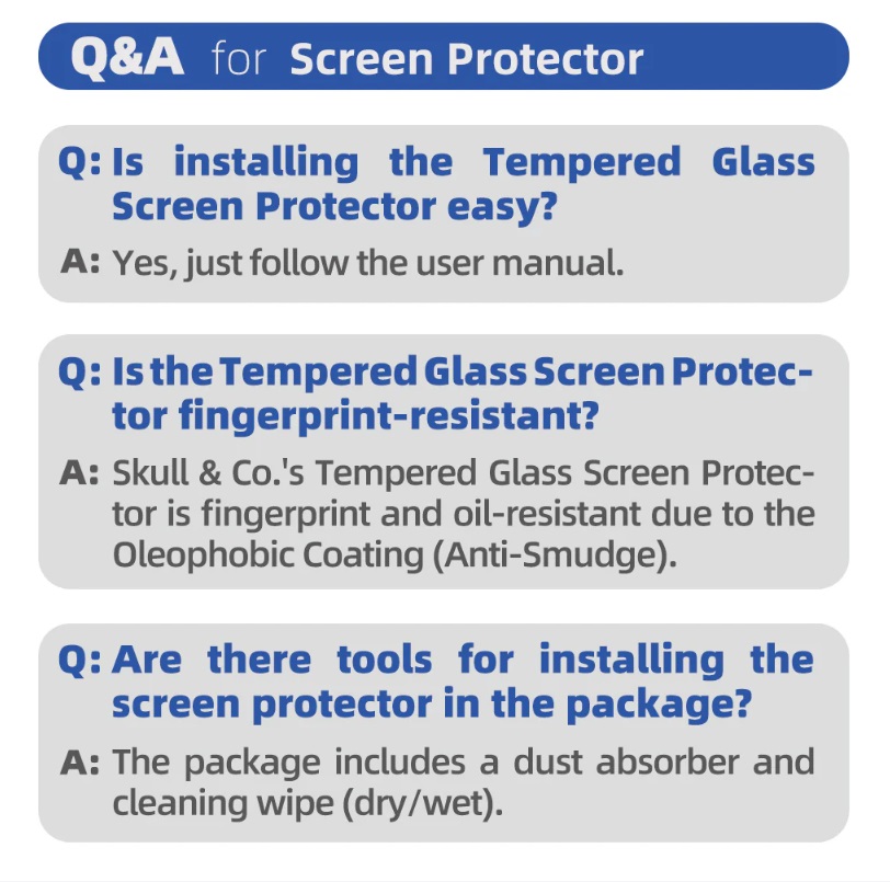 Skull & Co. Tempered Glass for Nintendo Switch V.1 V.2 (2 Pack)