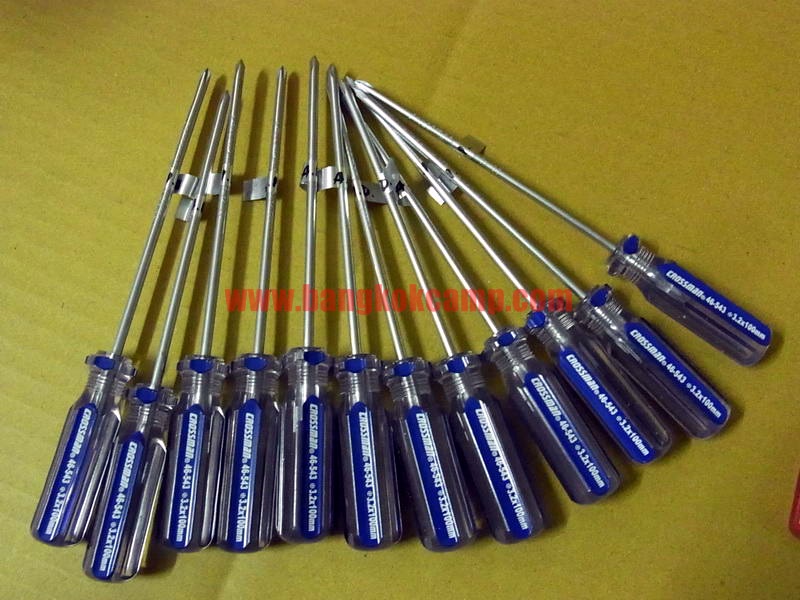 ไขควง ปากแฉก Crossman ขนาด4นิ้ว (3.2x100mm.)