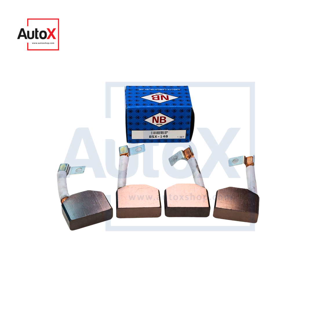 ถ่านไดสตาร์ท BSX-148 รถบัส VOLVO BENZ 12x36x27mm 1สาย ปลายมีแผ่นรูนอต ยี่ห้อNB (1ชุด/4ก้อน)