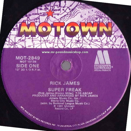 Rick James / Mary Jane Girl - Super Freak / In My House